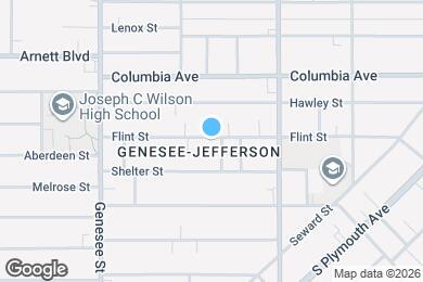 Map image of the property - 443 Flint St