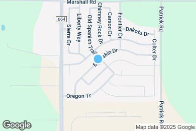 Map image of the property - 140 Buckskin Dr