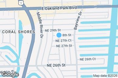 Map image of the property - 2701 NE 27th Ct