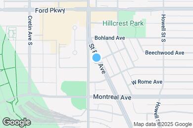 Map image of the property - 885 St Paul Ave