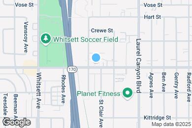 Map image of the property - 12243-12249 Vanowen St