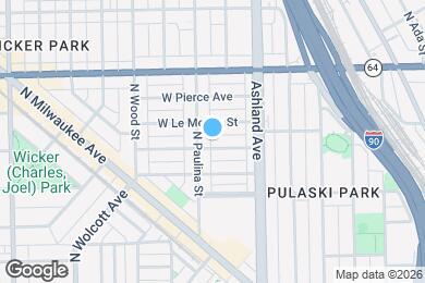 Map image of the property - 1646 W Julian St