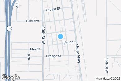 Map image of the property - 2612 Desert St