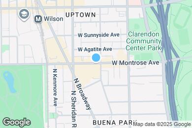 Map image of the property - 905 W Montrose Ave
