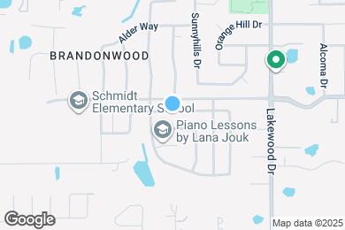 Map image of the property - 1917 Derbywood Dr