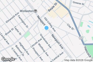 Map image of the property - 389 Newport Ave