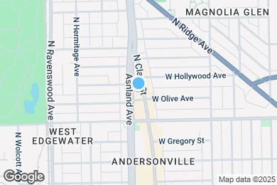 Map image of the property - 1555 W Hollywood Ave