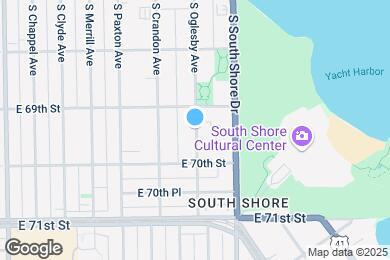 Map image of the property - 6926 S Oglesby Ave