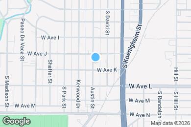 Map image of the property - 1420 Austin St