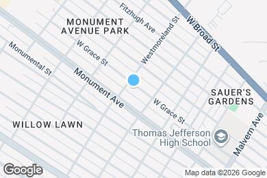 Map image of the property - 4513 W Grace St