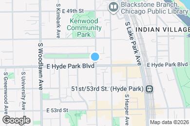 Map image of the property - 1360 E 52nd St