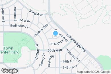 Map image of the property - 19441 E 50th Pl