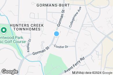 Map image of the property - Student Housing - Gorman Parkwood