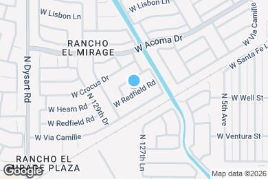 Map image of the property - 12738 W Redfield Rd