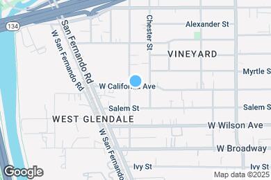Map image of the property - 720 W California Ave
