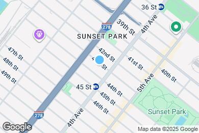 Map image of the property - 360 43rd St