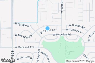 Map image of the property - 8745 W Tuckey Ln