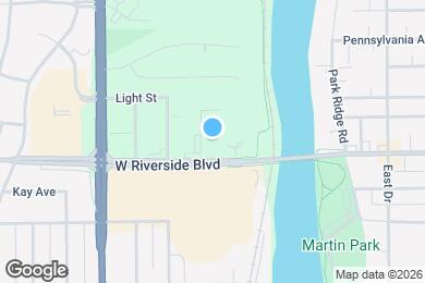 Map image of the property - Riverside Apartments-Open House 5/26 & 5/30!