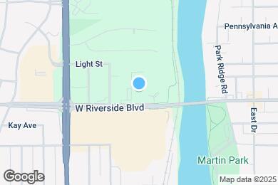 Map image of the property - Riverside Apartments