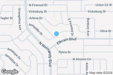 Map image of the property - 701 Armadillo Dr