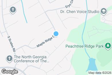 Map image of the property - 1516 Maple Ridge Dr