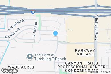 Map image of the property - 1051 N 158th Ave
