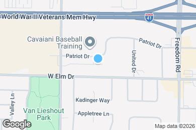 Map image of the property - 423 Founders Wy