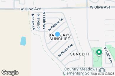 Map image of the property - 11311 W Alice Ave