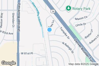 Map image of the property - 8240 Tennyson St