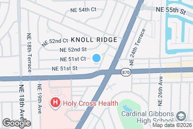Map image of the property - 2255 NE 51st St