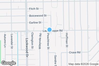 Map image of the property - 8724 Peachtree St