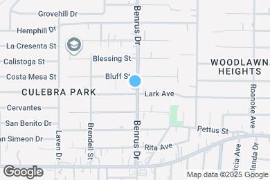 Map image of the property - 5003 Lark Ave