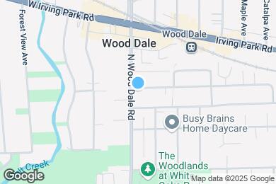 Map image of the property - 203 N Wood Dale Rd