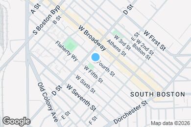 Map image of the property - 335 W 4th St