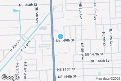 Map image of the property - 645 NE 149th St