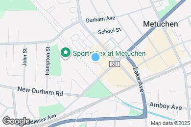 Map image of the property - The Hub at Metuchen