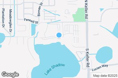Map image of the property - 1408 Lake Shadow Cir