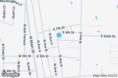 Map image of the property - 546 N Ave D