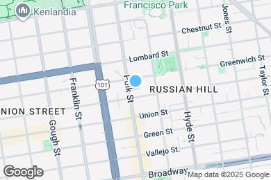 Map image of the property - 2546 Polk St