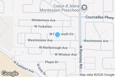Map image of the property - 1849 Westminster Ave