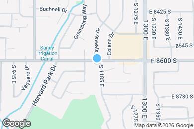 Map image of the property - 8620 S 1185 E