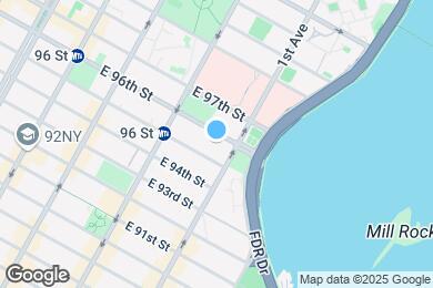 Map image of the property - 334 E 96th St