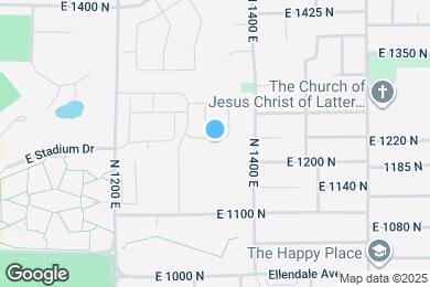 Map image of the property - 1360 E 1220 N
