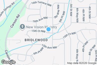 Map image of the property - 612 15th Ct NW