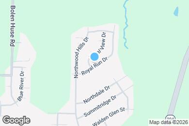 Map image of the property - 4828 Royal Run Dr