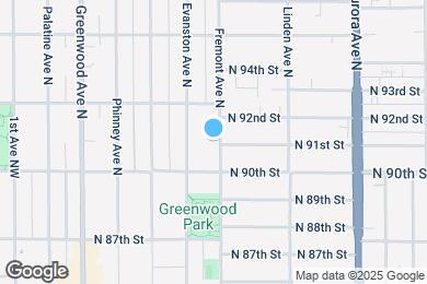 Map image of the property - 9025 Fremont Ave N