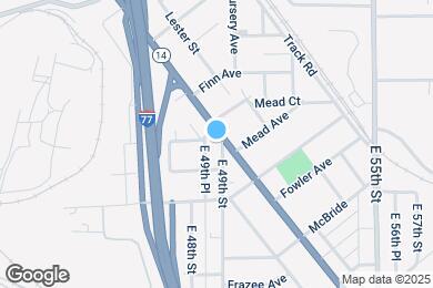 Map image of the property - 3154 E 49th St