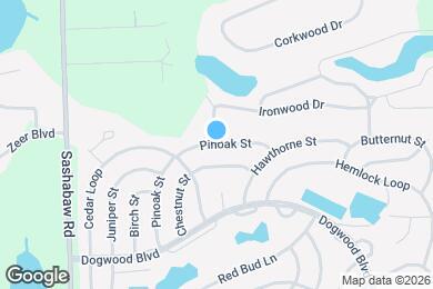 Map image of the property - 3659 Pinoak St