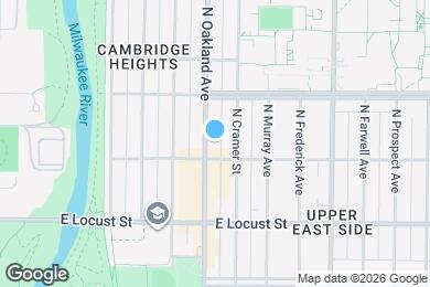 Map image of the property - 3018A N Oakland Ave