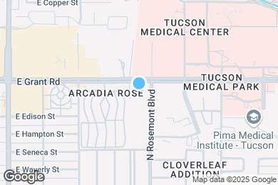 Map image of the property - Furnished Studio - Tucson